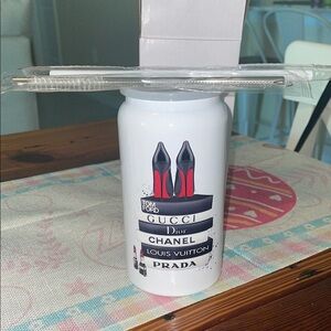 Designer tumbler can cup